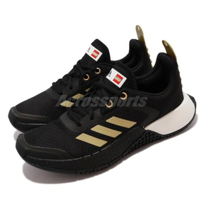 Pre-owned Adidas Originals Adidas Lego Sport J Black Gold White Junior Kids  Running Shoes Sneakers Fy8444 | ModeSens