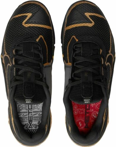 Pre-owned Nike Men's Metcon 7 Mf Mat Fraser Black/gold Training Sneaker 2021 Limited