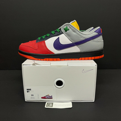 Pre-owned Nike Ds  Dunk Low By You 365 What The Dunk Us 10 Og Diamond Jordan 1 Sb In Red/yellow