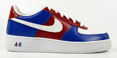 Pre-owned Nike Air Force 1 Custom Low Shoes Usa Red White Blue Glitter 4th Of July Sneaker