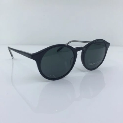 Pre-owned Polo Ralph Lauren Purple Label 100 Sunglasses 100/s C. Uz4p Shiny Black In Gray
