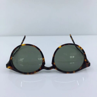 Pre-owned Polo Ralph Lauren Purple Label 100 Sunglasses 100/s C. 2yp Light Tortoise In Green