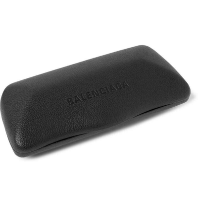 Pre-owned Balenciaga Extreme Oversized Wrap 0156 Black Bold Unisex Sunglasses Bb0156s 001 In Gray