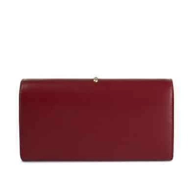 Pinko Ladies Houston Love Simply Chain Wallet In Dark Red 1P21ER