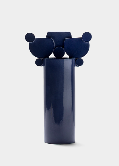 Shop Cuorecarpenito Prussian Blue Bubble Vase