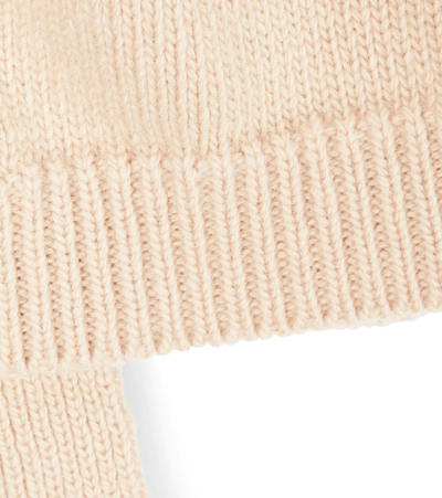 Il Gufo Baby Pom-pom Beanie In Birch