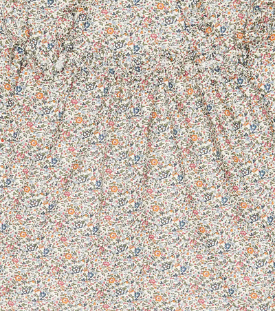The New Society Katie Floral Cotton Blouse In Katie & Millie Liberty Print