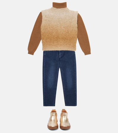Il Gufo Ombré Sweater Vest In Faloria