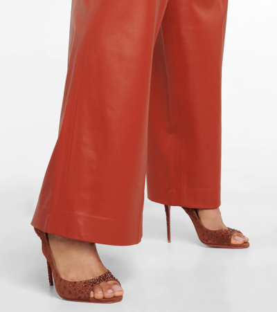 Christian Louboutin Nudes Degrachick Suede Sandals In Nude 7