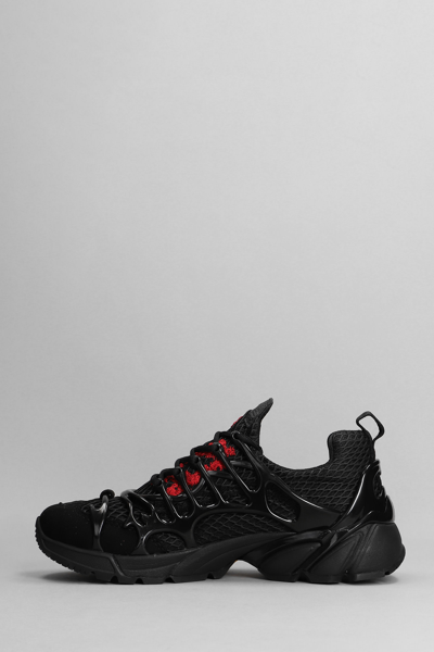 Shop 44 Label Group Sneakers In Black Polyamide
