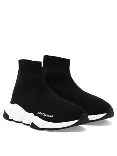 Shop Balenciaga "speed" Sneakers In Black