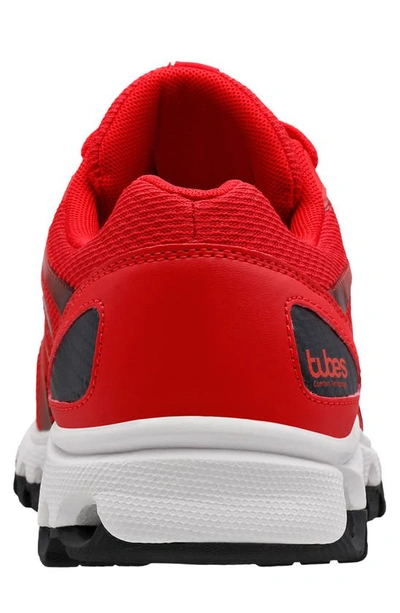 Shop K-swiss Tubes Comfort 200 Sneaker In Red/ Black/ White