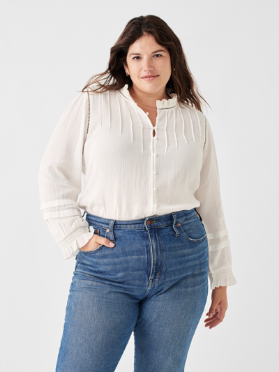 Shop Faherty Willa Top In White