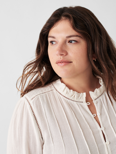 Shop Faherty Willa Top In White