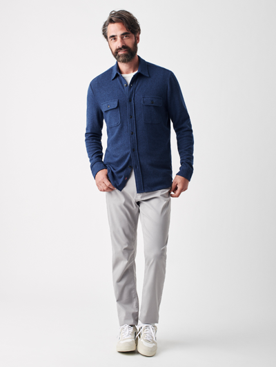 Shop Faherty Legend&trade; Sweater Shirt In Navy Twill