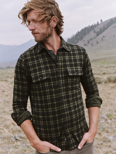 Shop Faherty Legend&trade; Sweater Shirt In Delevan Plaid