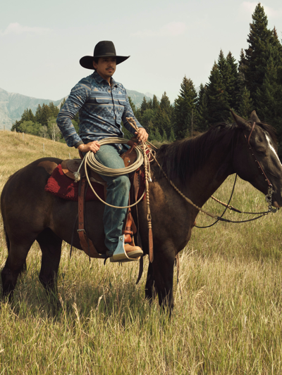 Shop Faherty B.yellowtail Legend&trade; Sweater Shirt In Bighorn Night