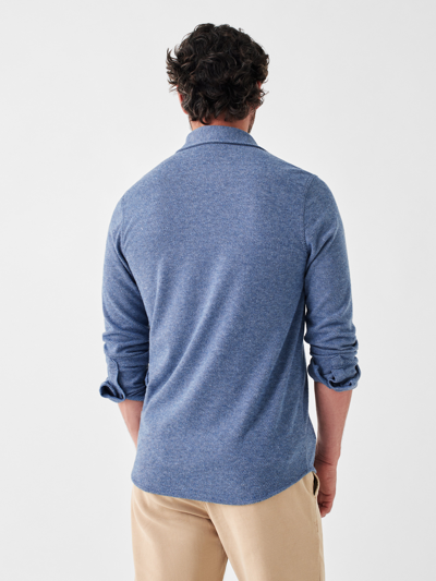 Faherty Legend Button-up Shirt In Glacier Blue Twill