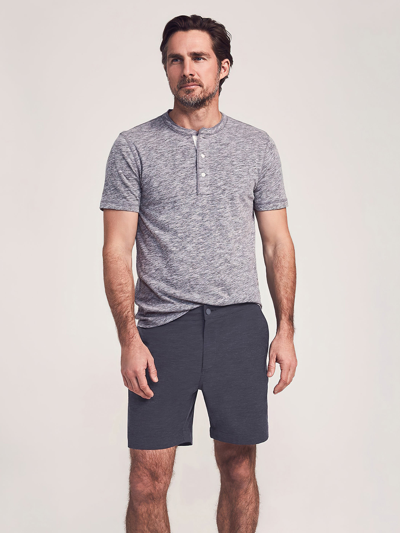 Shop Faherty All Day Shorts (7" Inseam) In Charcoal