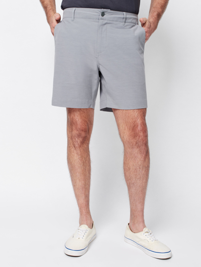 Shop Faherty All Day Shorts (7" Inseam) In Ice Grey