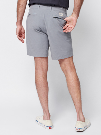 Shop Faherty All Day Shorts (7" Inseam) In Ice Grey