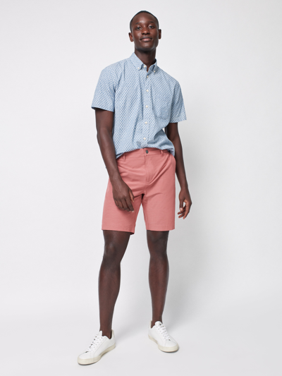 Shop Faherty Belt Loop All Day&trade; Shorts (7" Inseam) In Sunrose