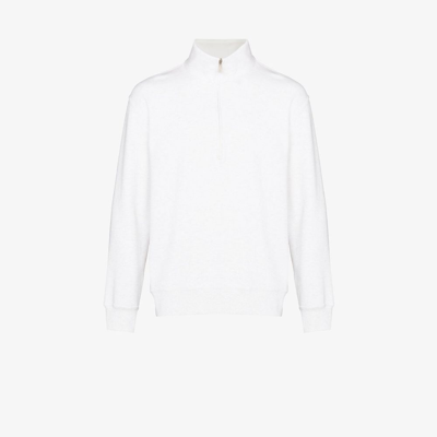Shop Brunello Cucinelli White Cotton Sweatshirt In C5917 - Marple
