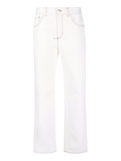 Shop Alexander Mcqueen Women's Jeans -  - In White Cotton