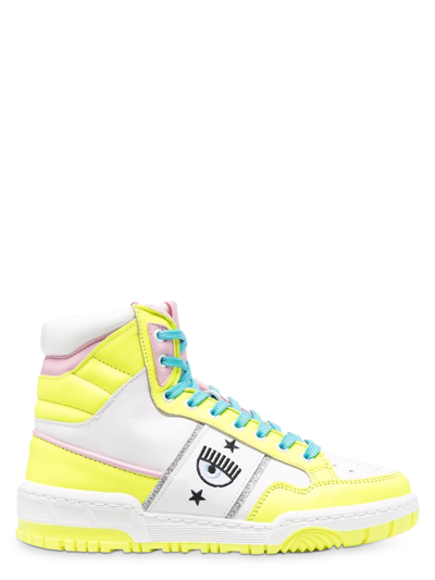Shop Chiara Ferragni Sneakers Yellow