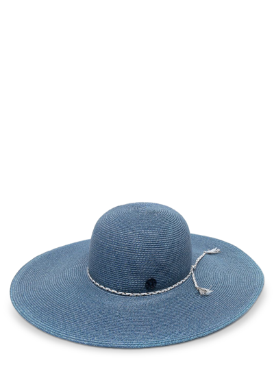 Shop Maison Michel Women's Hats -  - In Blue Eco-friendly Fabric