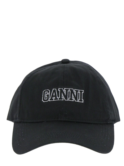 Shop Ganni Software Heavy Cotton Software Cap
