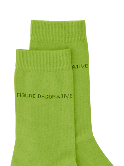 Shop Figure Decorative Socks Green
