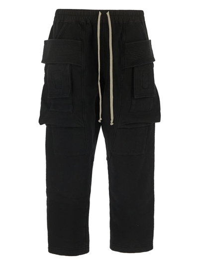 Shop Rick Owens Drkshdw Creatch Cargo Trousers In Black