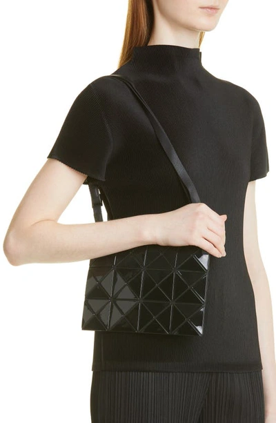 Shop Bao Bao Issey Miyake Small Lucent Crossbody Bag In Black