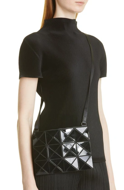 Shop Bao Bao Issey Miyake Small Lucent Crossbody Bag In Black