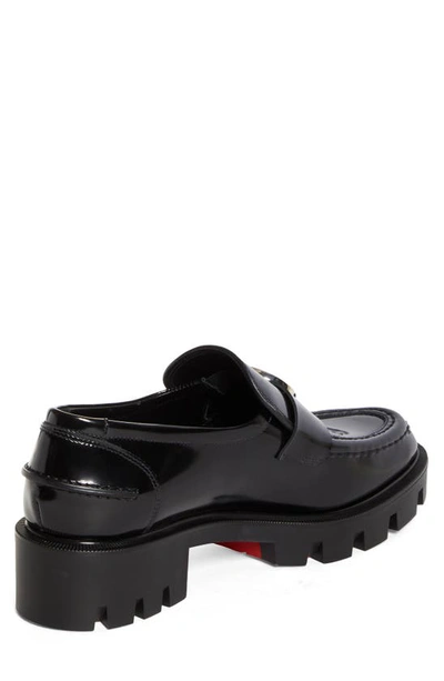 Shop Christian Louboutin Cl Loafer In Black
