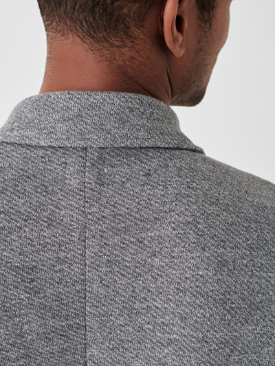 Faherty Brand Inlet Knit Blazer In Medium Grey Melange