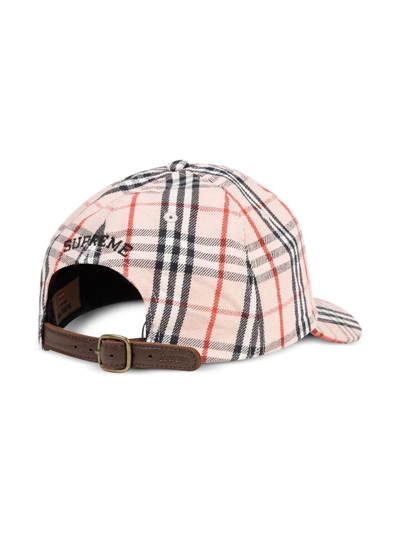 X Burberry 6-panel Camp Cap In Pink