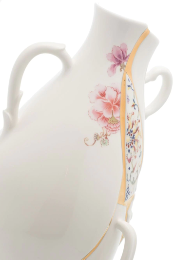 Shop Seletti Kintsugi Porcelain Vase (32cm) In White
