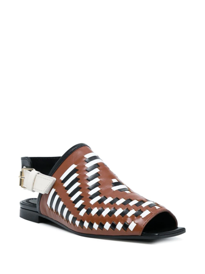 Colville Kerouac Open-toe 15mm Sandals In Braun