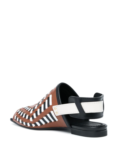 Colville Kerouac Open-toe 15mm Sandals In Braun