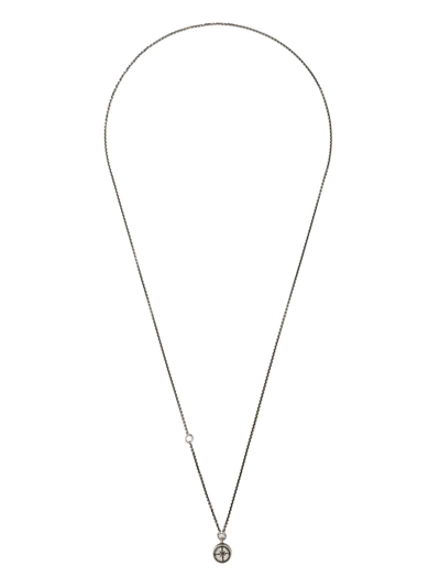 Werkstatt:münchen Mini Windrose Chain In Silber