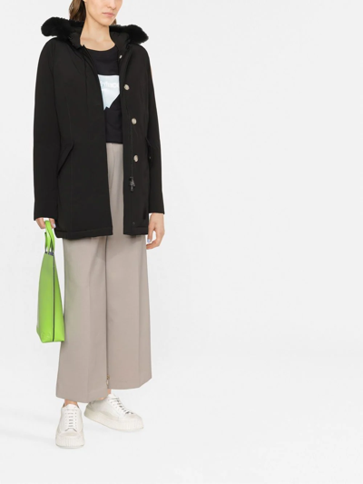 Woolrich Arctic Parka Coat In Schwarz