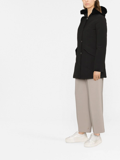 Woolrich Arctic Parka Coat In Schwarz