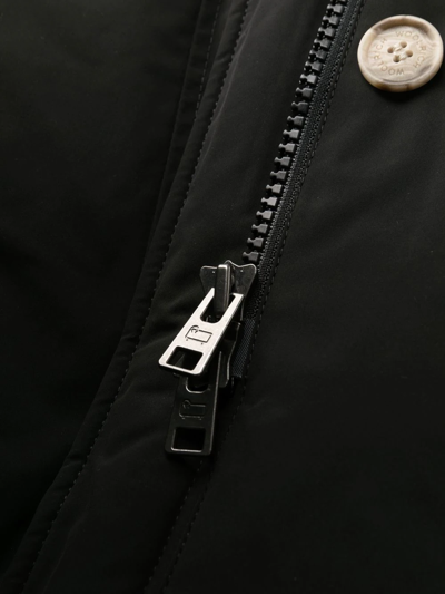 Woolrich Arctic Parka Coat In Schwarz