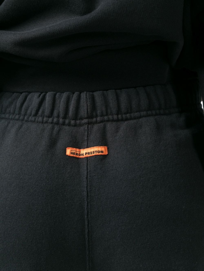 Shop Heron Preston Logo-print Track Pants In Schwarz