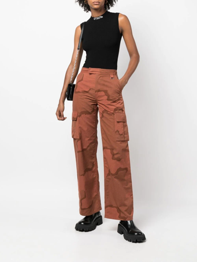 Heron Preston Embroidered-slogan Sleeveless Top In Schwarz
