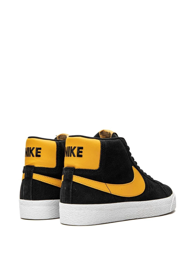 Nike Sb Zoom Blazer Mid Skate Shoes In Schwarz