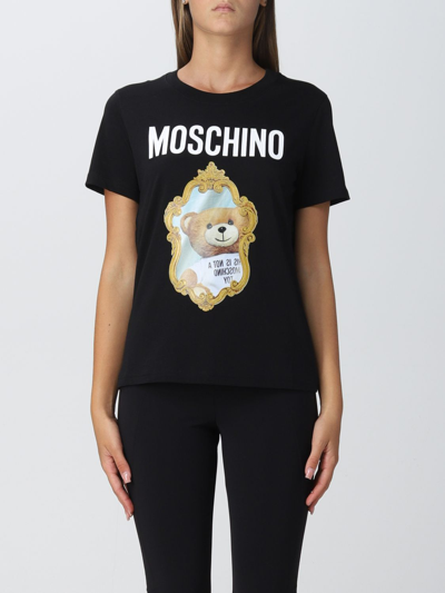 Shop Moschino Couture T-shirt  Woman Color Black