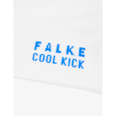 Shop Falke Men's White Cool Kick Ankle Woven Socks